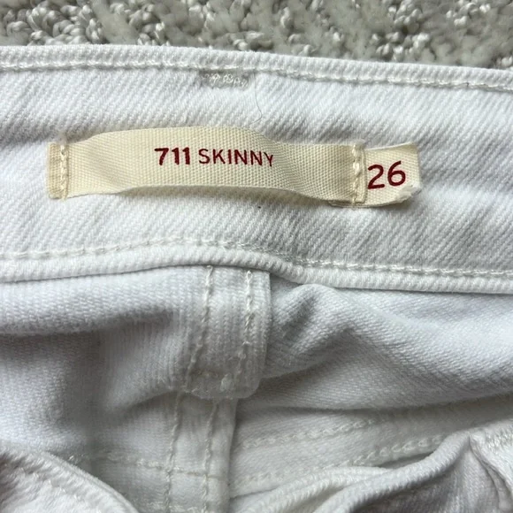 Levi’s 711 skinny jeans size 26 - Picture 2 of 6